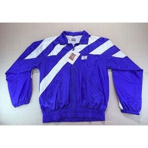 Vintage Union Jacks Windbreaker Jacket Large 90s Soccer Track Full Zip Graphic